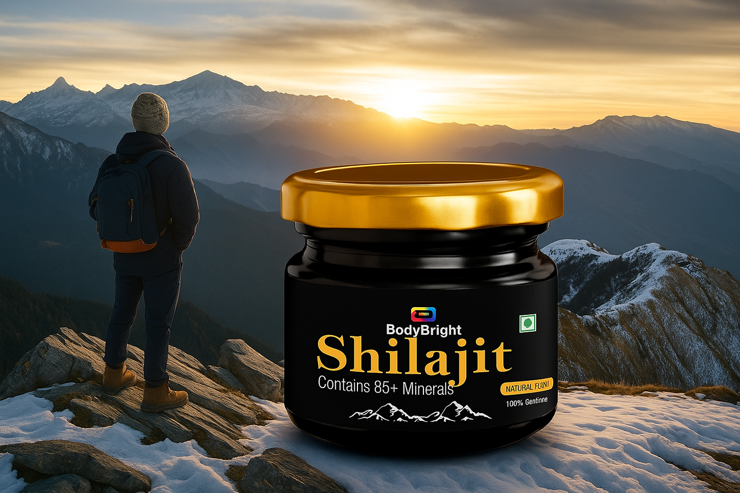 BodyBright Pure Shilajit Resin – 100% Natural & Organic – With 85+ Trace Minerals – FSSAI Certified – Immunity Booster, Energy Enhancer & Vitality Support (Shilajit 20 gram) Brand: BODYBRIGHT SHILAJIT